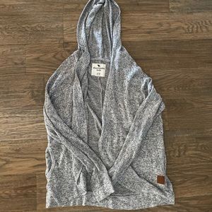Abercrombie Girls Gray hooded cardigan